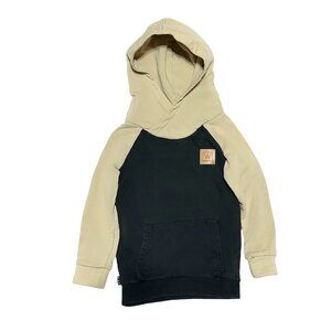 Will & You Boys Hooded Sweatshirt Black/Beige